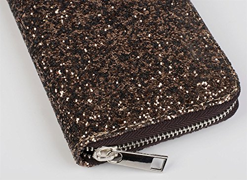StyleBREAKER portafogli con paillettes su tutta la...