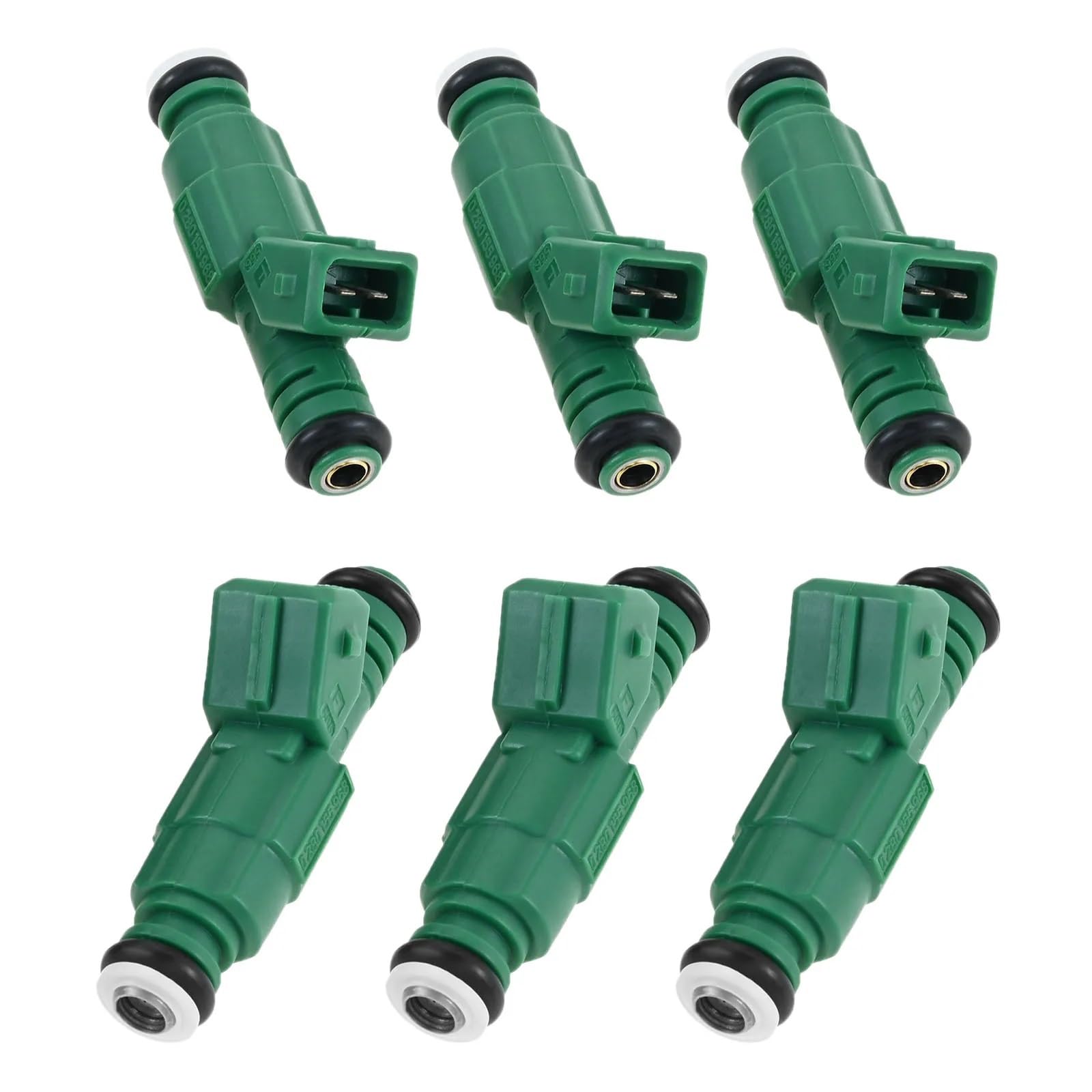 wtryskiwacz paliwa Dysza przepływu paliwa 6 szt. 0280155968 wtryskiwacz paliwa do samochodu, pasuje do Chevroleta, pasuje do Forda LS1 LS6, pasuje do Boscha, 42 funty, wyścigi motorowe, 440 cm3