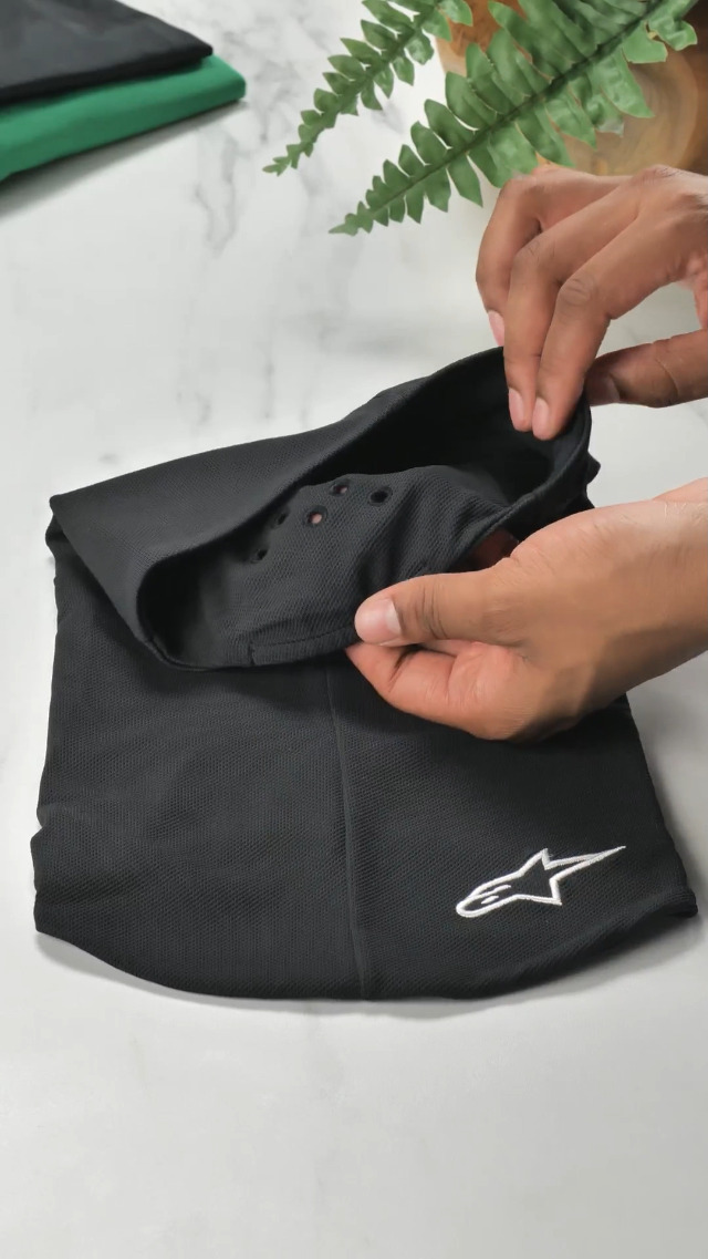 Neck Warmer Alpinestars Black Tech - Termico E Traspirante | Per Motociclisti E Sport Invernali