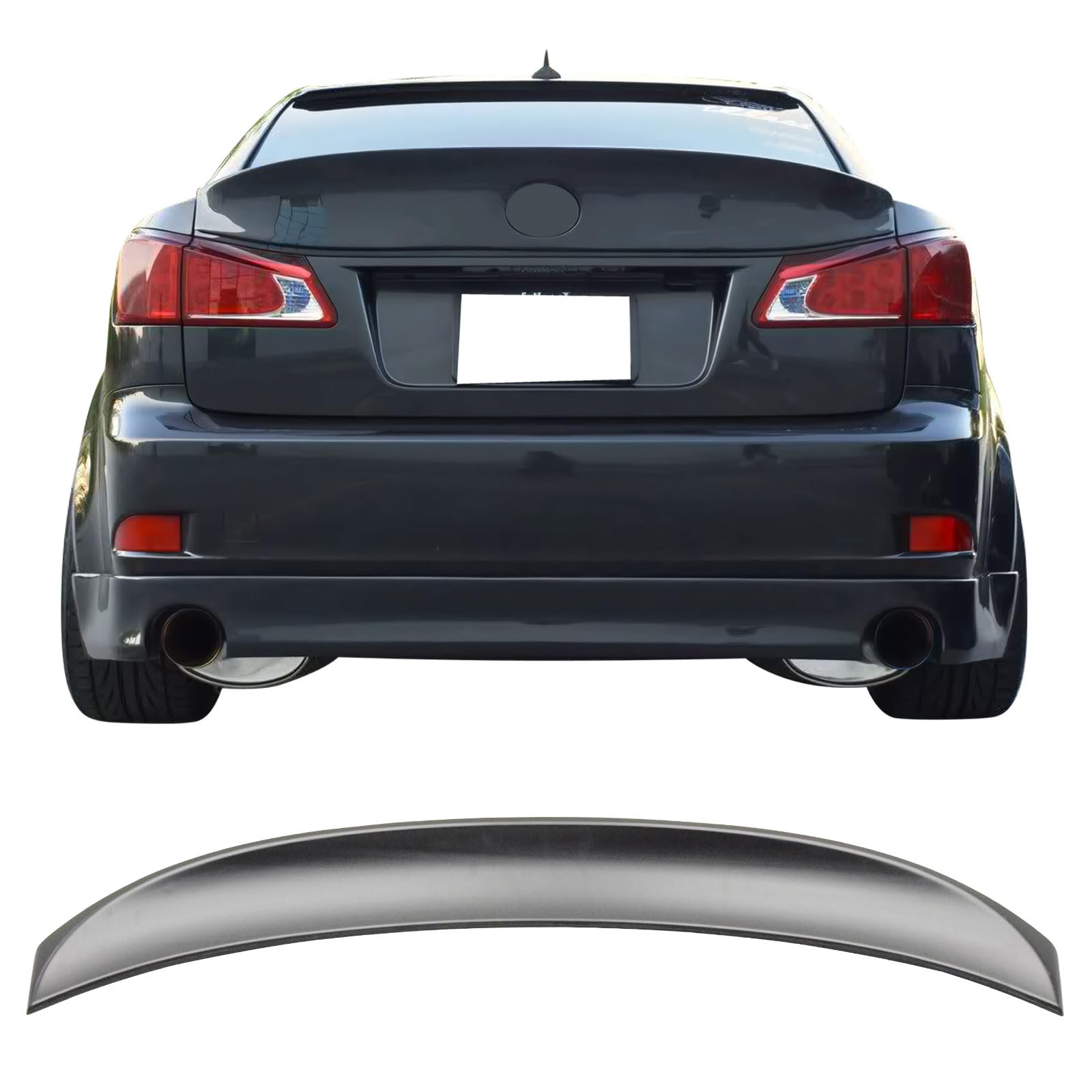 IKON MOTORSPORTS Trunk Spoiler for Lexus IS250