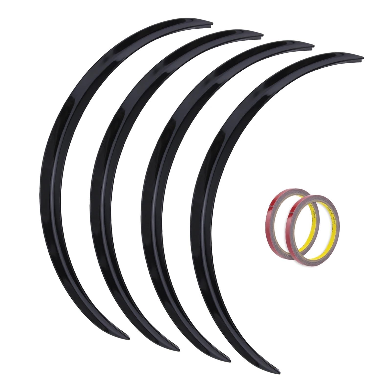 Garde-boue évasés de roue 73cm pour Ford Focus protégeant l'aile - 8
