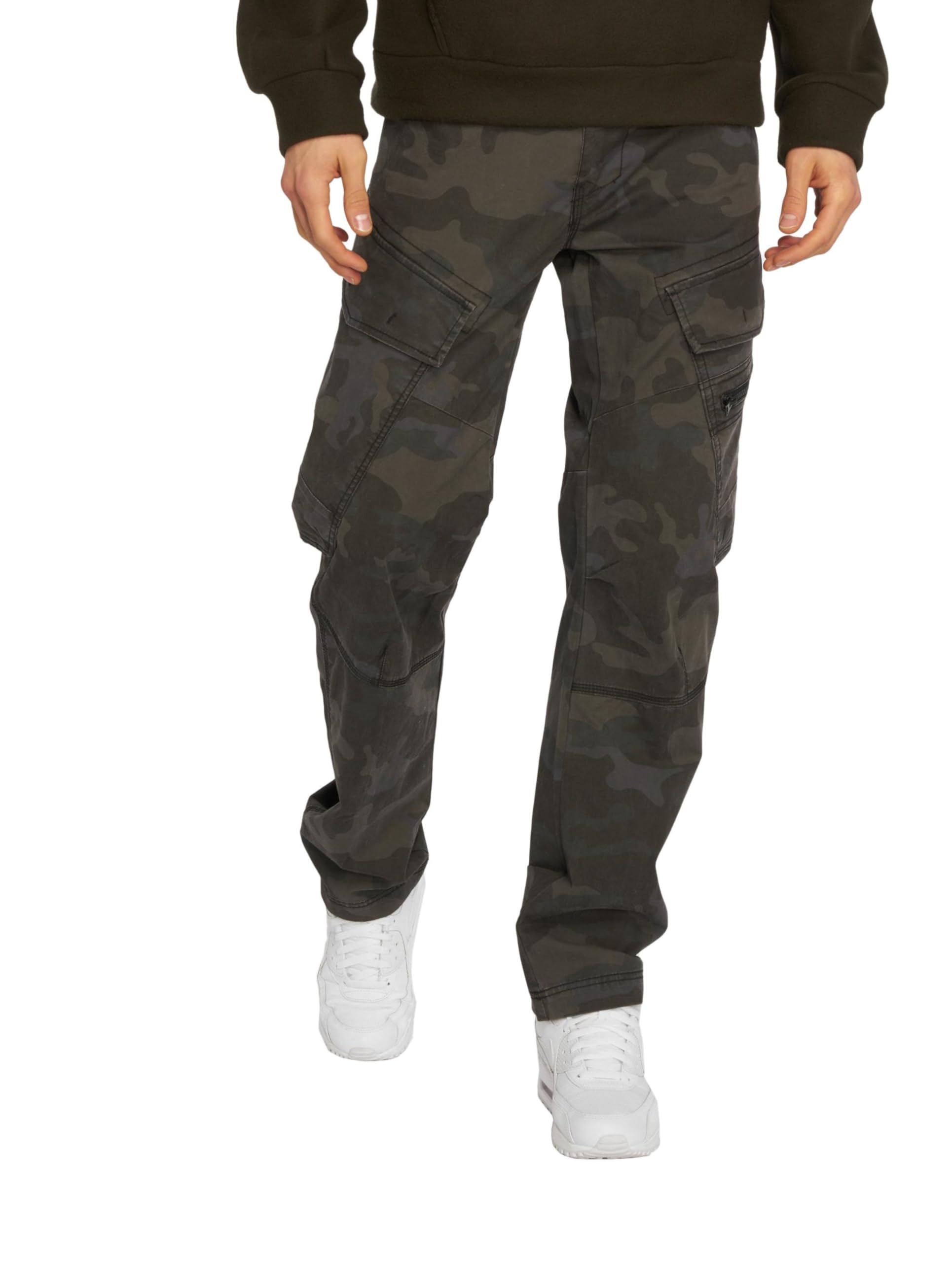 Brandit Adven Slim Fit Pants, color: darkcamo, size: S