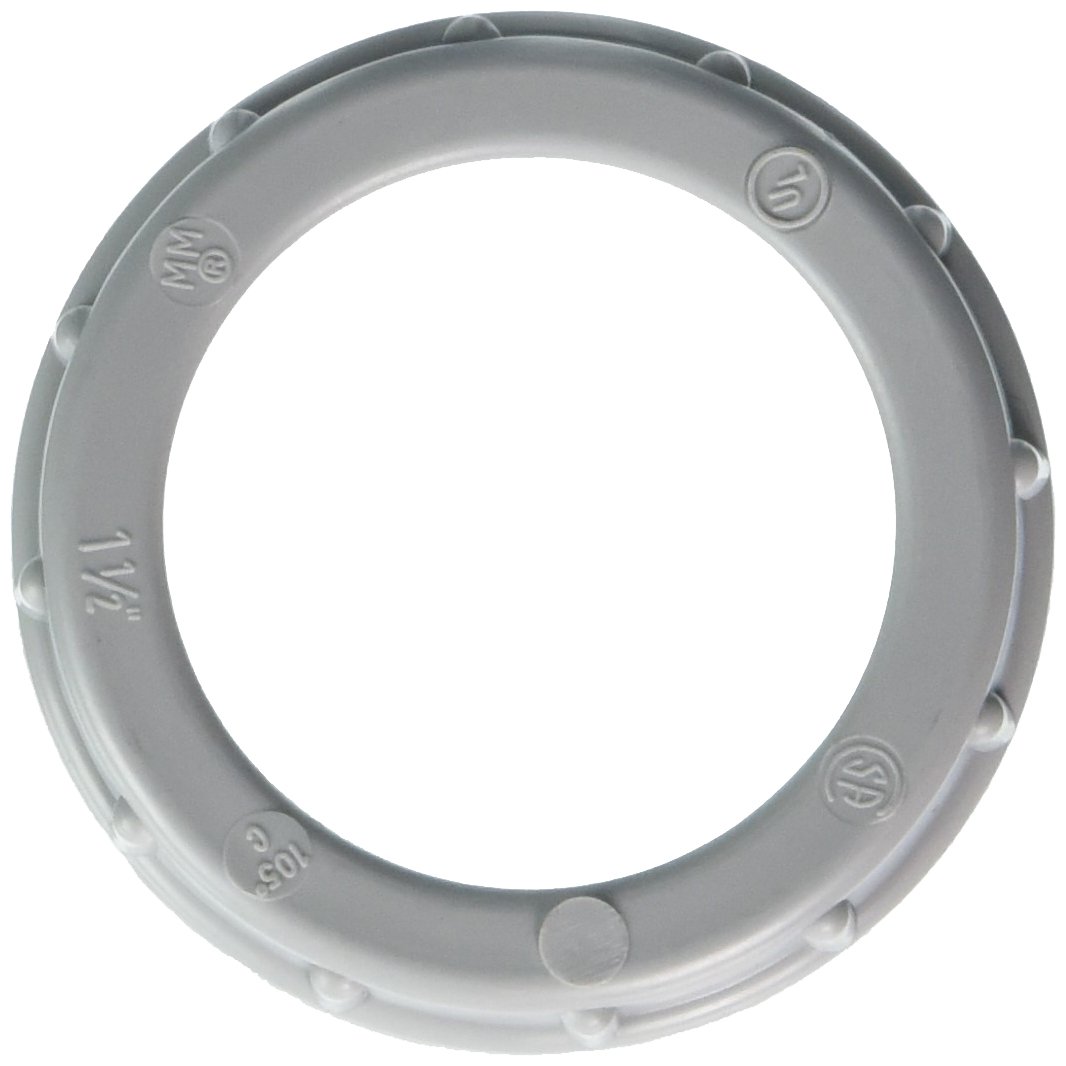 Hubbell-Raco 1406B4 Bushing, 1-1/2-Inch Trade Size, Plastic, Threaded, Rigid/IMC Conduit, 4-Pack