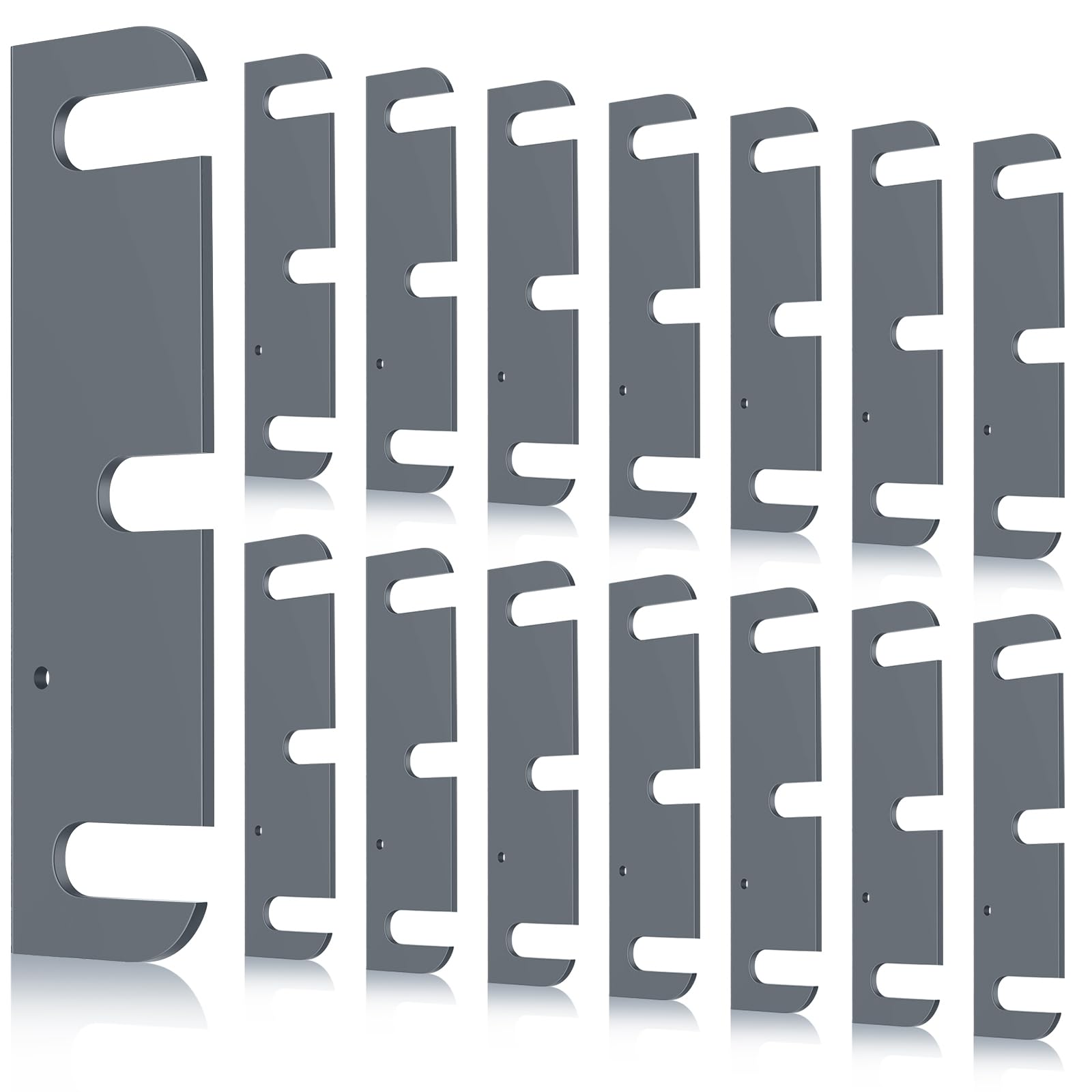 MorningRo 15 Pcs Hardware Door Hinge Shims Coated Finish Door Hinge Shim for Repair Kit(3.5 Inch)