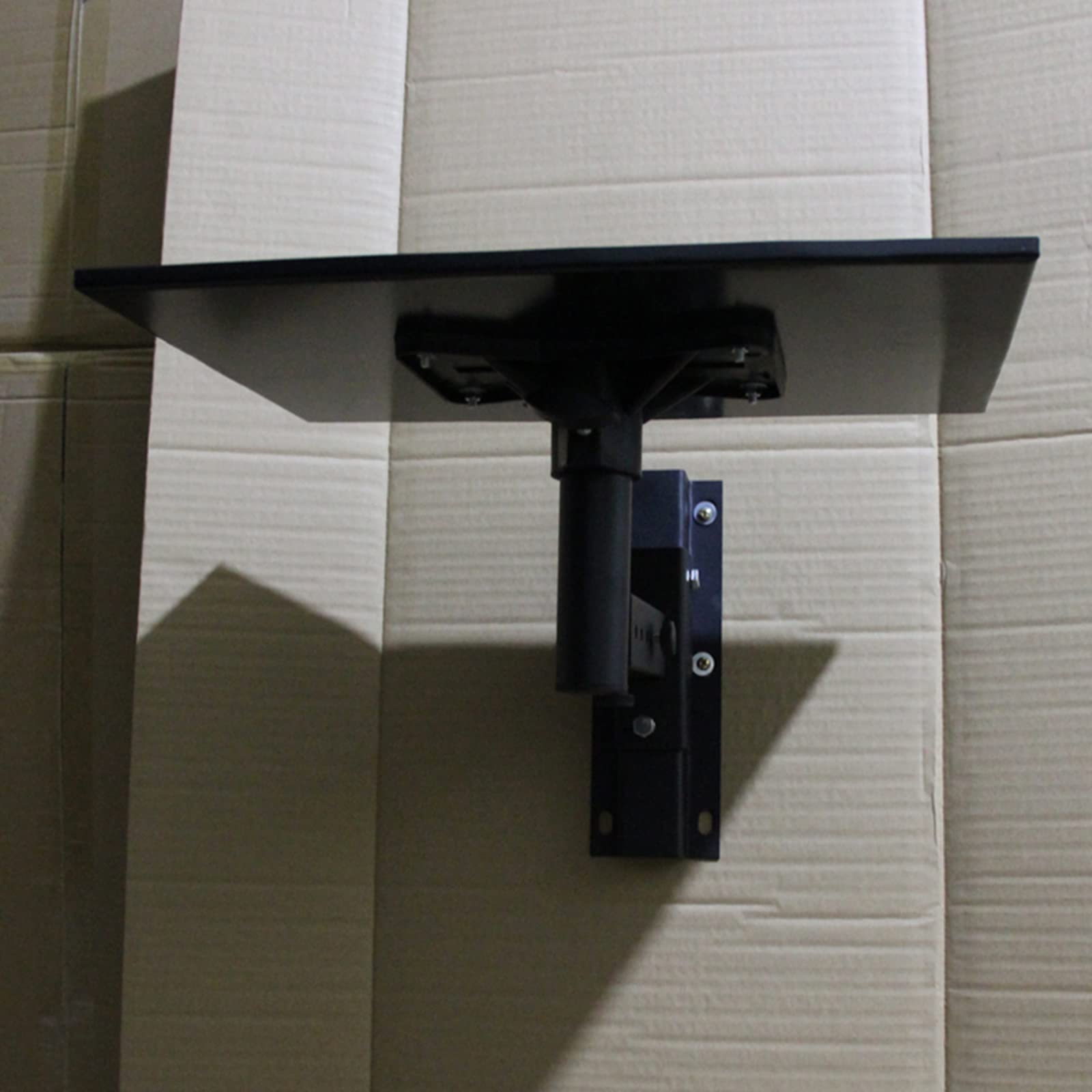 Support D'enceinte Haut-Parleur Support Mural Universel Grand Plateau Support de Chevet Plaque d'acier projecteur Support Mural projecteur Cintre Support pour Haut-Parleur