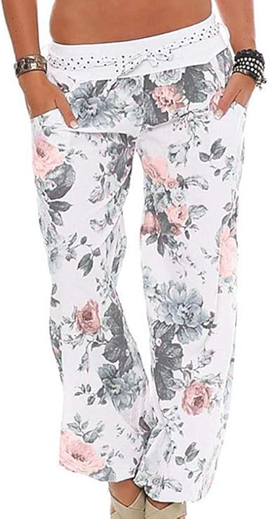 plus size floral pants