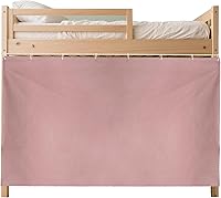 Vista 25 de Carpas Cortinas para Cama Litera Twin Individual de Dormitorio, Cortinas Opacas a Prueba de Polvo para Debajo de la Cama, Cortinas de Privacidad 2