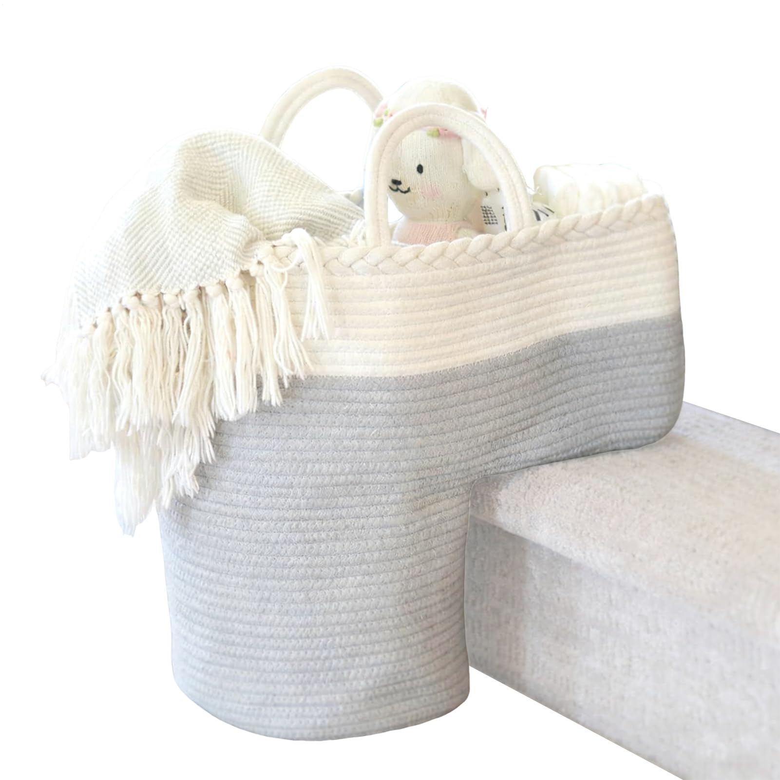 Panier pour marches d'escalier pour ranger livres, vêtements et outils