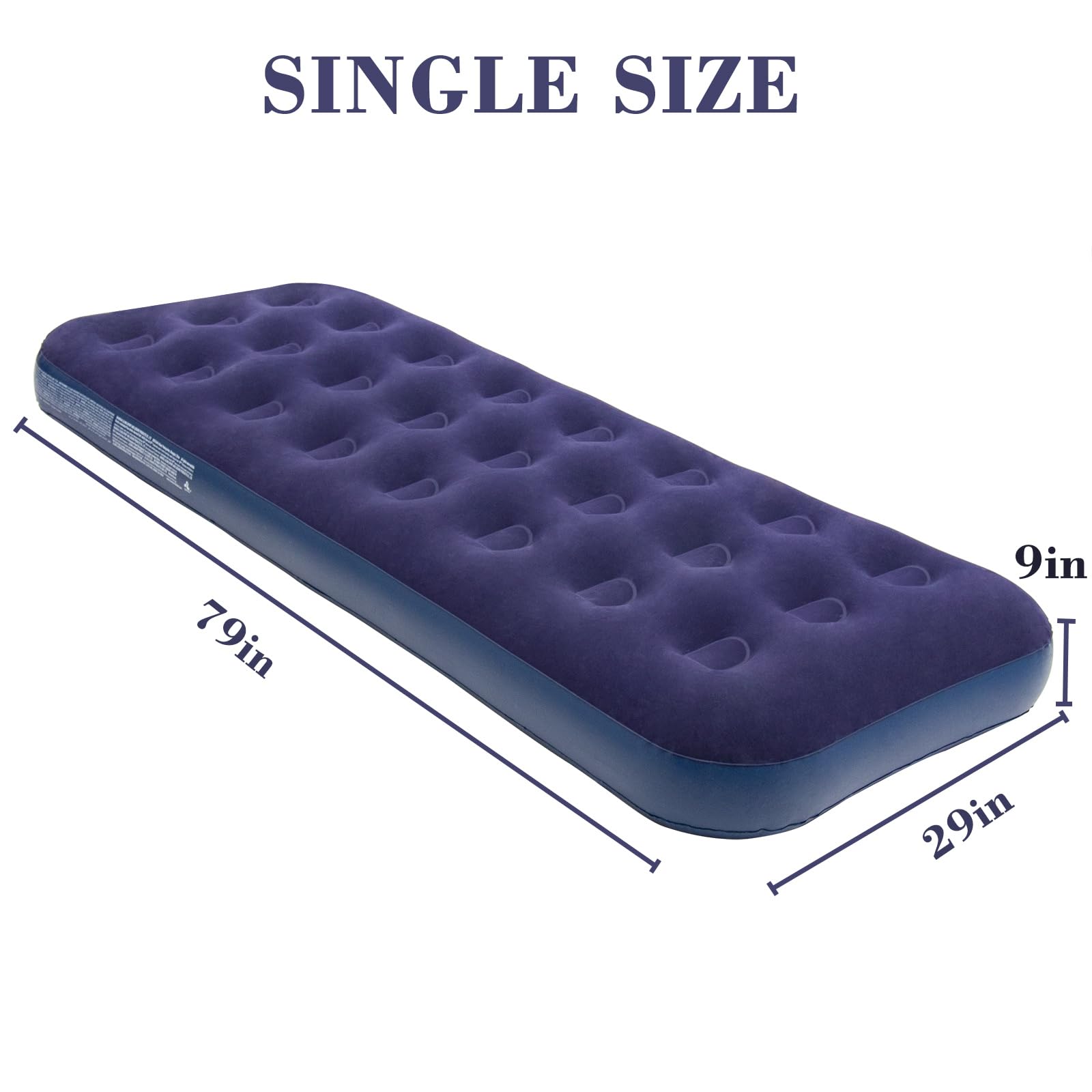 Amazon.com: Outraveler Single Size Air Mattress Inflatable Bed