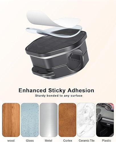 Miniatura 5 de Paquete de 12 clips magnéticos para cables, organizador de cables para escritorio, soporte de cable para mesita de noche, organizador de cables