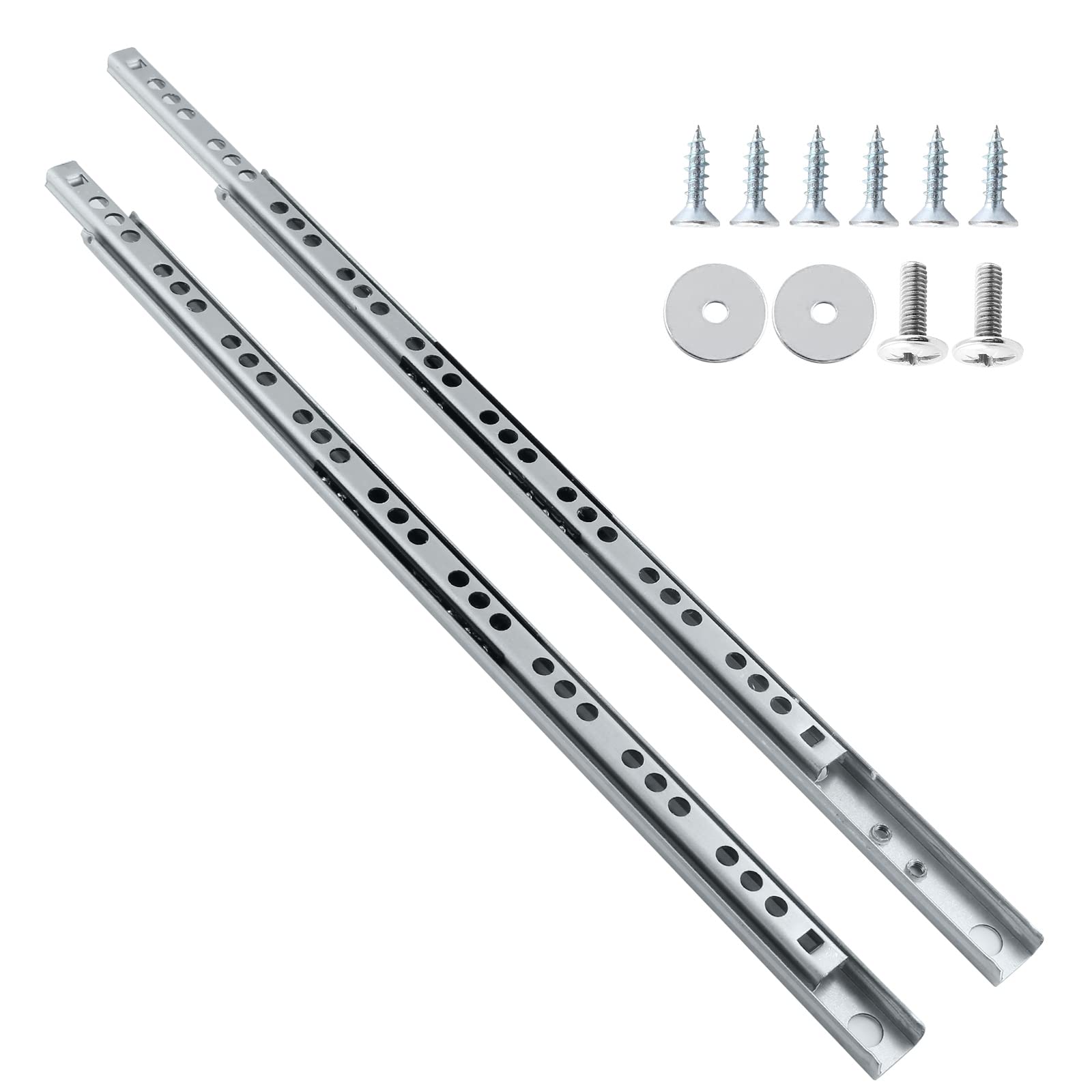Snapklik.com : Suiwotin 12 Inch Drawer Slides, Metal Drawer Slide Small ...