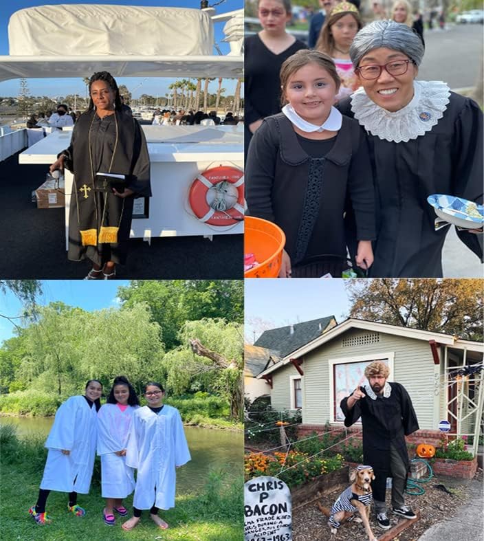 Unisex Matte Choir Robes for Church &Graduation Gown Only,Graduation Robe,Pulpit Robes and Judge Robes - Image 6