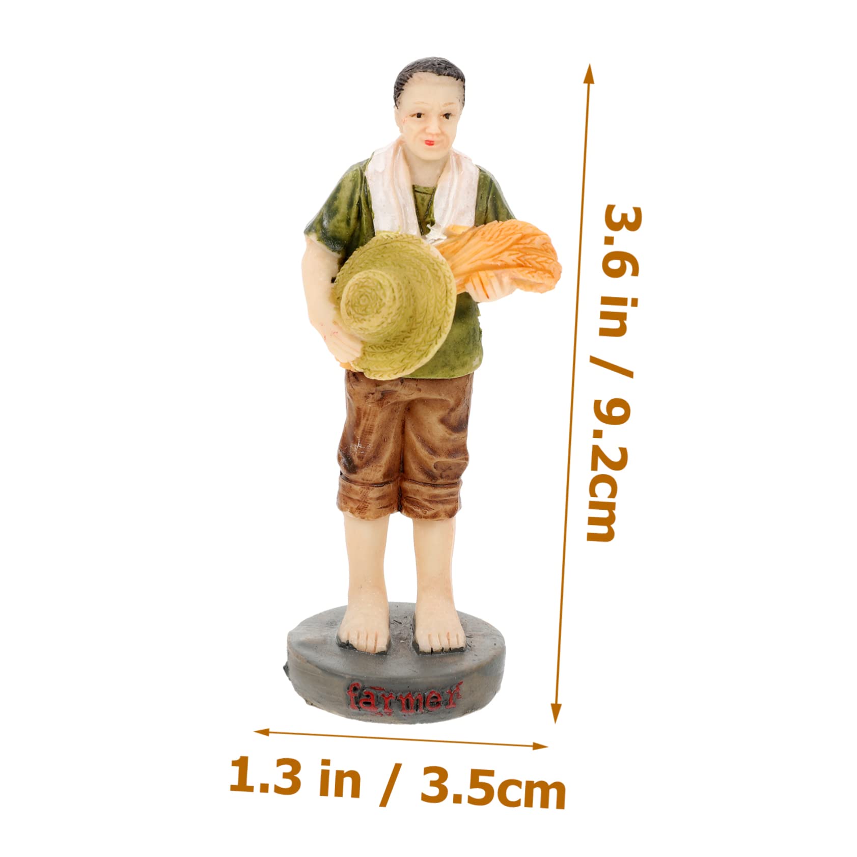 Set di 7 Figure Realistiche in Resina per Modellismo, Miniature Persone per Progetti Scolastici o Decorazioni, Accessori per Tavolo in Sabbia, Stile Realistico Stili multipli