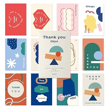 THANK YOU SO MUCH カードセット Amazon | モノライク サンキュー オブジェ Thank you, Objet