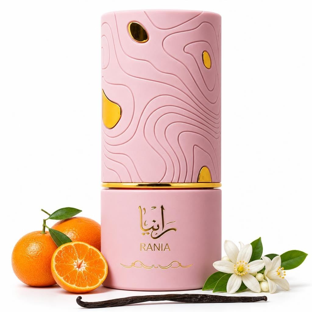 Rania Eau de Parfum for Women 100ml | Elegant, Oriental & Soft Floral Perfume | Everyday Fresh Fragrance | Long Lasting Mandarin Orange Blossom Vanilla Notes