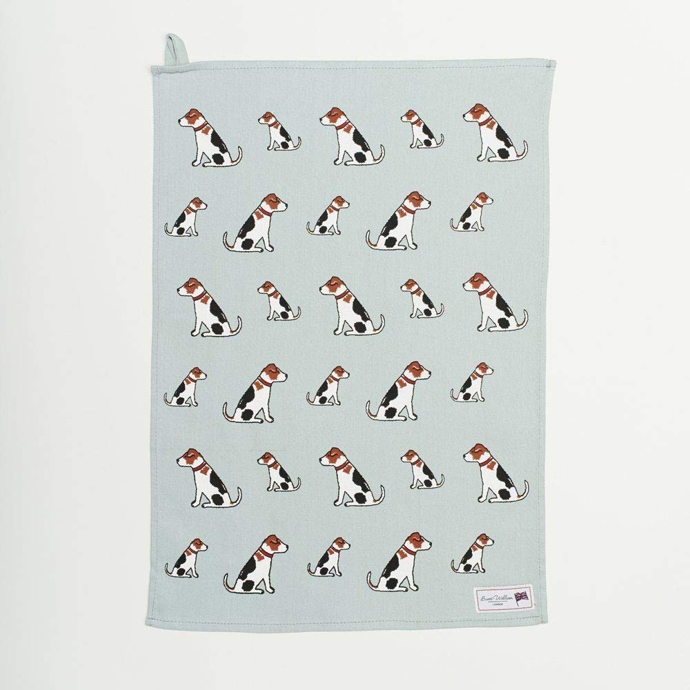 Sweet William Designs Multicolour Sweet William Jack Russell Tea Towel