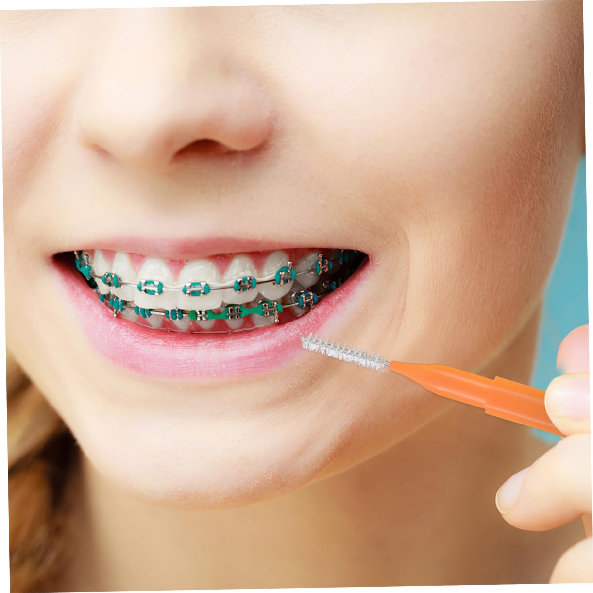 GLEAVI 250stücke Interdentalbürsten Tragbare Zahnreinigungsbürsten Für Effektive Reinigung Zwischen Zähnen Geeignet Für Altersgruppen Mit Farben