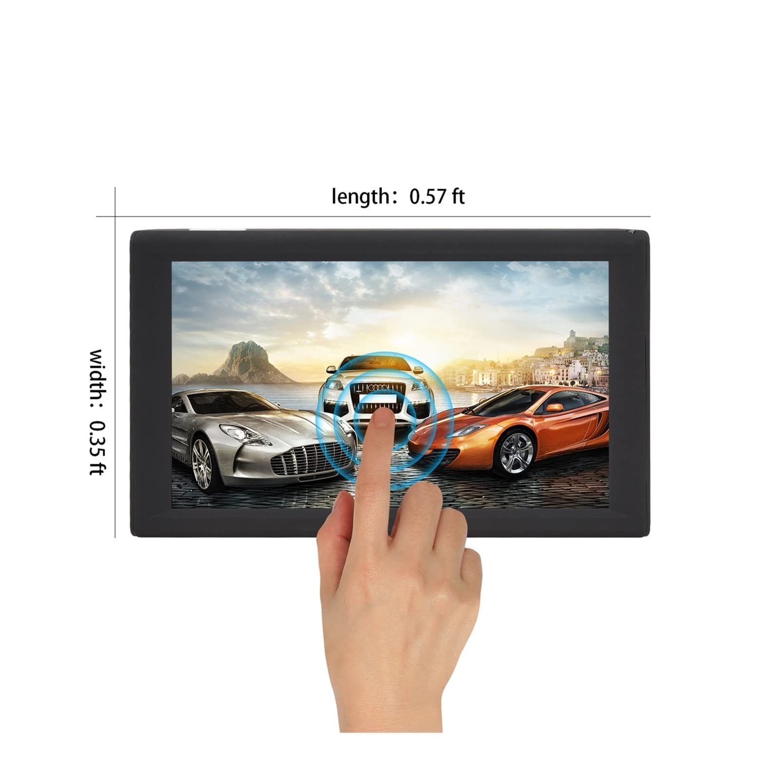 9 Pulgadas 2 en 1 camión GPS dvr Sistema de navegación de tabletas 1g 16g con el Mapa Completo de la UE