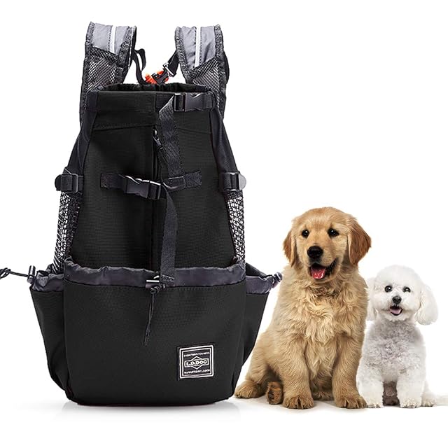 Woolala Mochila ligera para transportar mascotas para perros pequeños y medianos