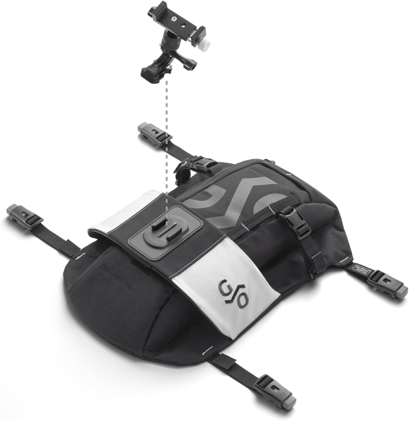Gearlab Deck Pod Pro - Integrated Camera Mount, Kayak Deck Bag, Deckhand System (Holds Paddle Float, Bilge Pump), Compatible with Action Cameras and Smartphones.