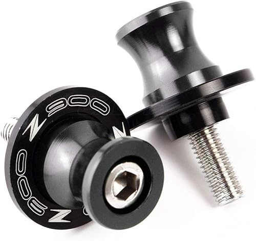 2 piezas de 0.315 in M8 de brazo oscilante para motocicleta, carretes de brazo oscilante CNC, ajuste con Kawasaki Z900 2000-2023 (titanio)