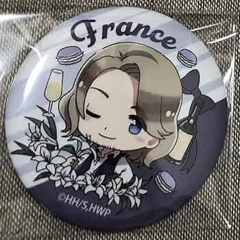 Amazon.co.jp: ヘタリア フランス 缶バッジ キャラっとブーケ