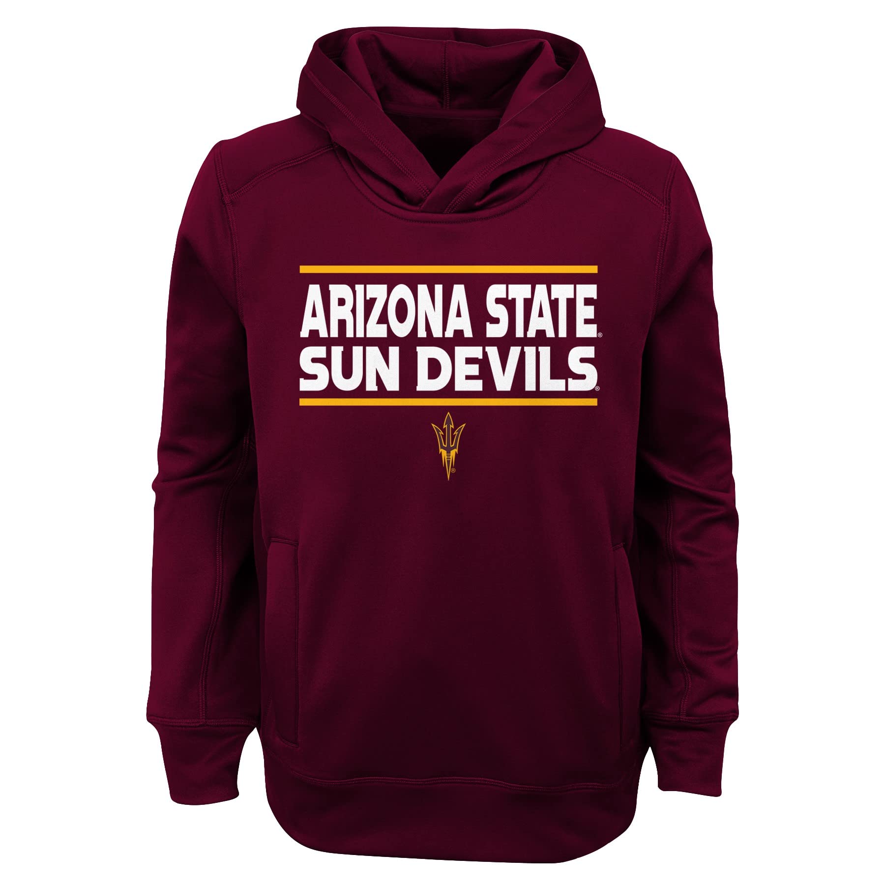 Outerstuff NCAA Youth Boys 8-20 Arizona State Sun Devils Rep Your Team Performance Hoodie, Large (14-16)