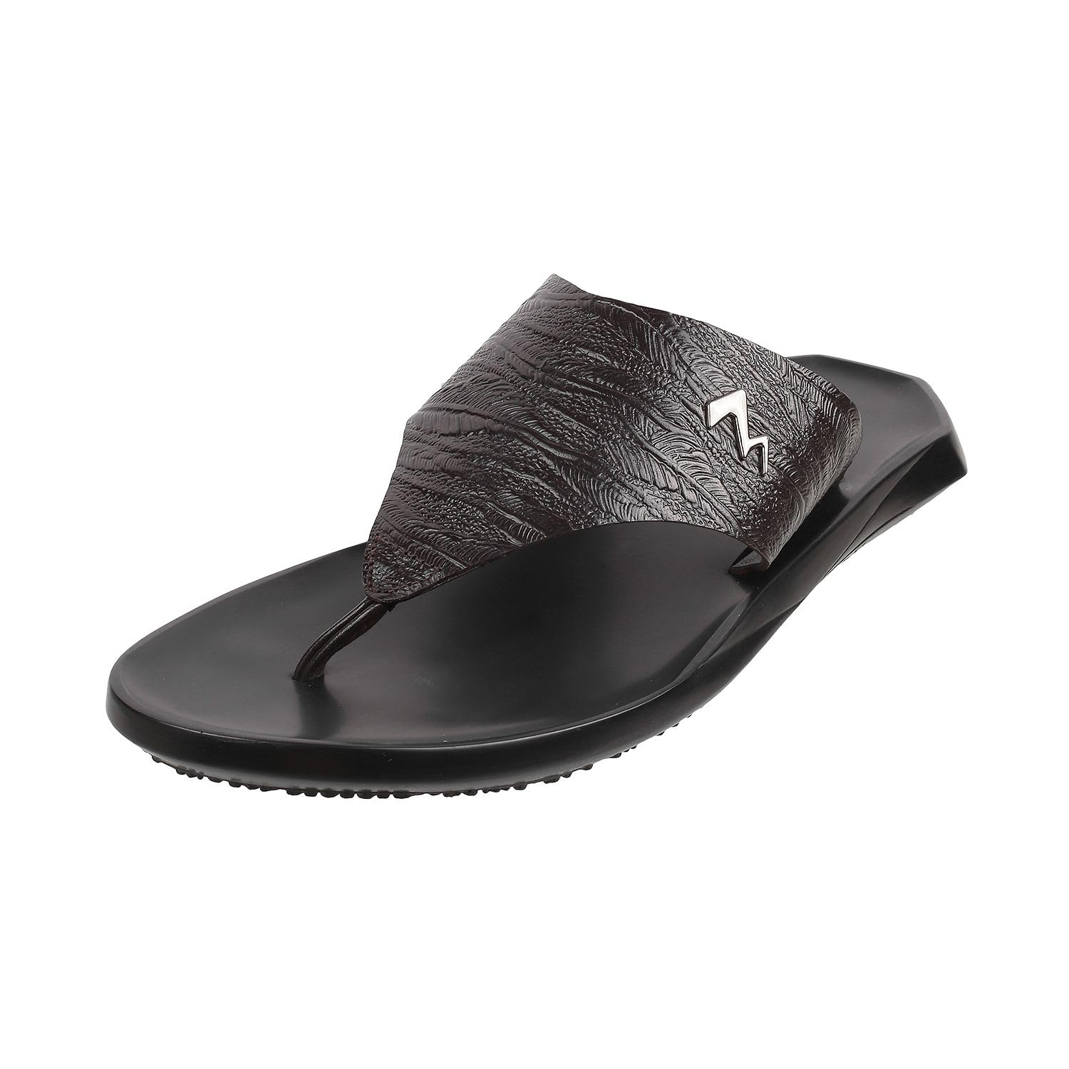 Metro Men Brown Leather Slip-on Thong Chappal UK/10 EU/44 (16-316) (B0CW1Y3B3T) Amazon Price History, Amazon Price Tracker