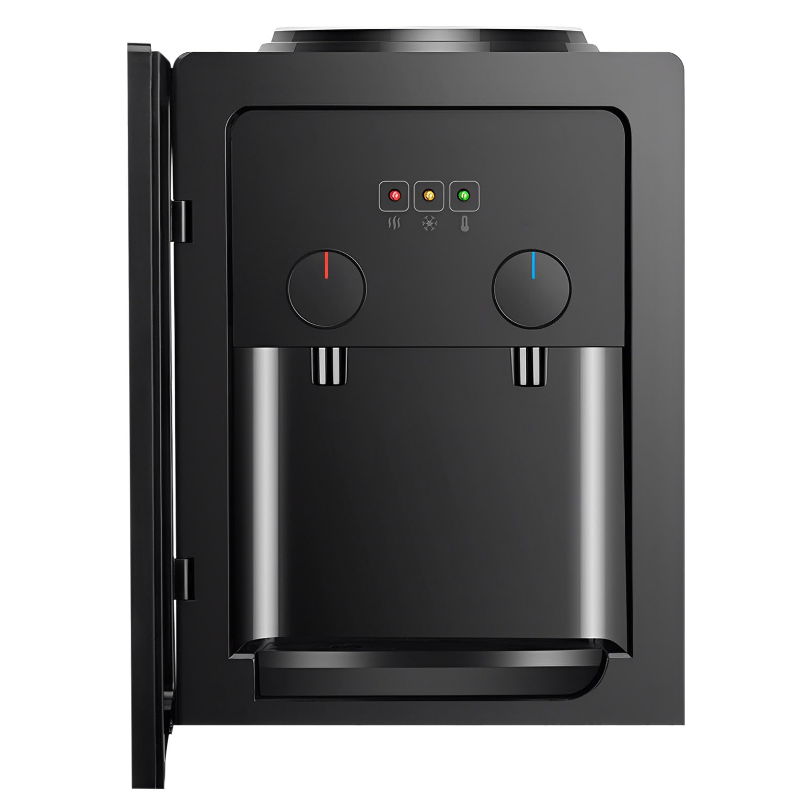 Distributeur d'eau chaude électrique 550 W | Distributeur d'eau chaude et froide vertical pour bureau et maison | Fontaine à boire avec contrôle thermostatique