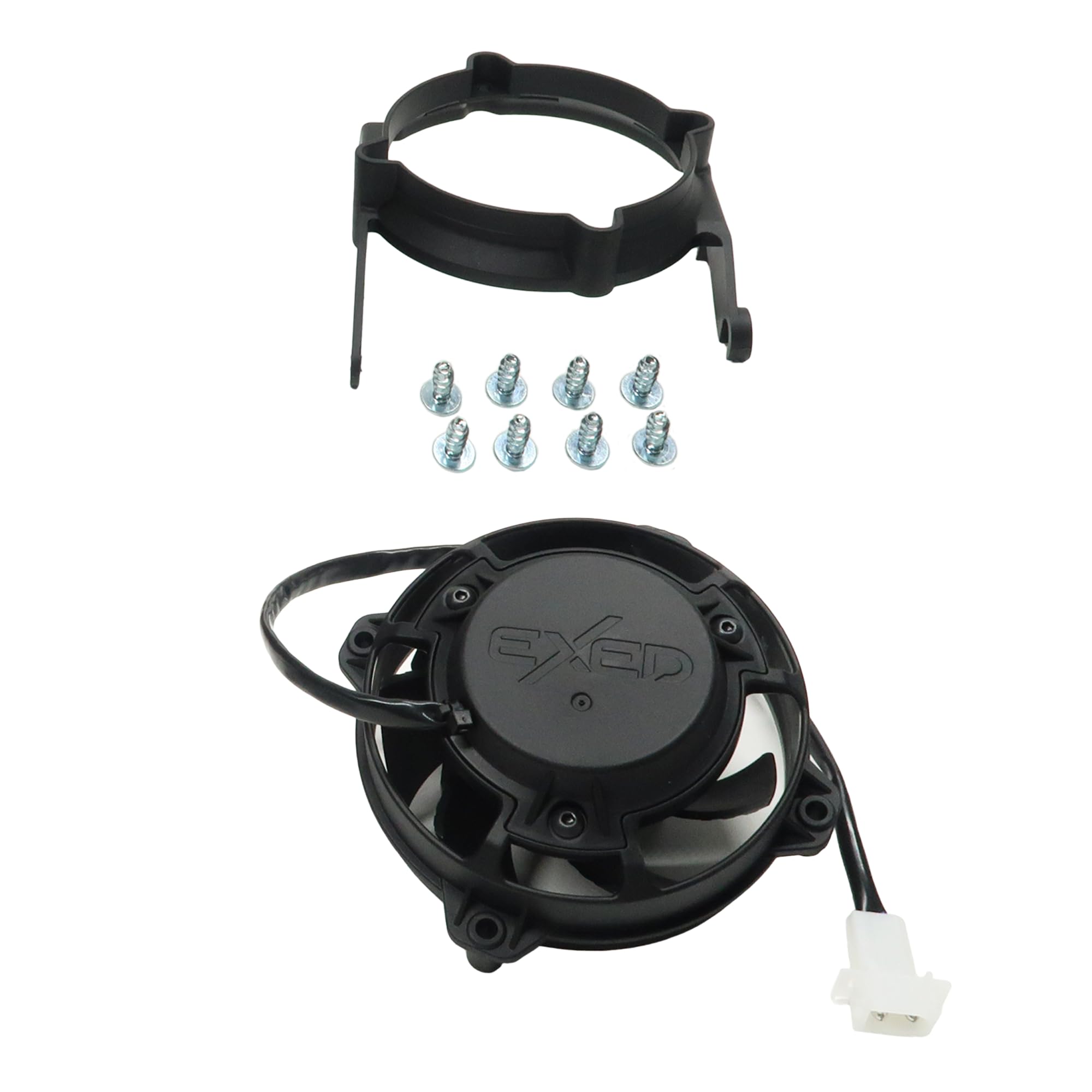 EXED® Parts – Kit con ventola del radiatore Exed e staffa di montaggio per modelli KTM/Husqvarna/GasGas TBI, modelli Dirt Bike dal 2024, 2+4 tempi