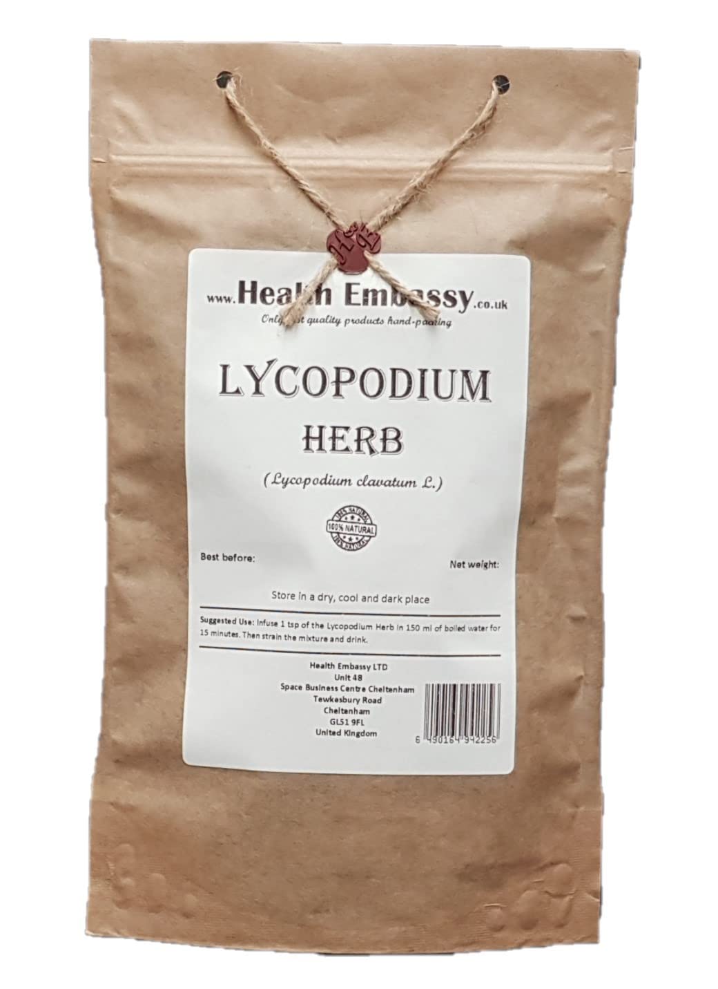 Health Embassy Herbe de Lycopode Tisane | Lycopodium Clavatum L | Lycopodium Herb (50g)