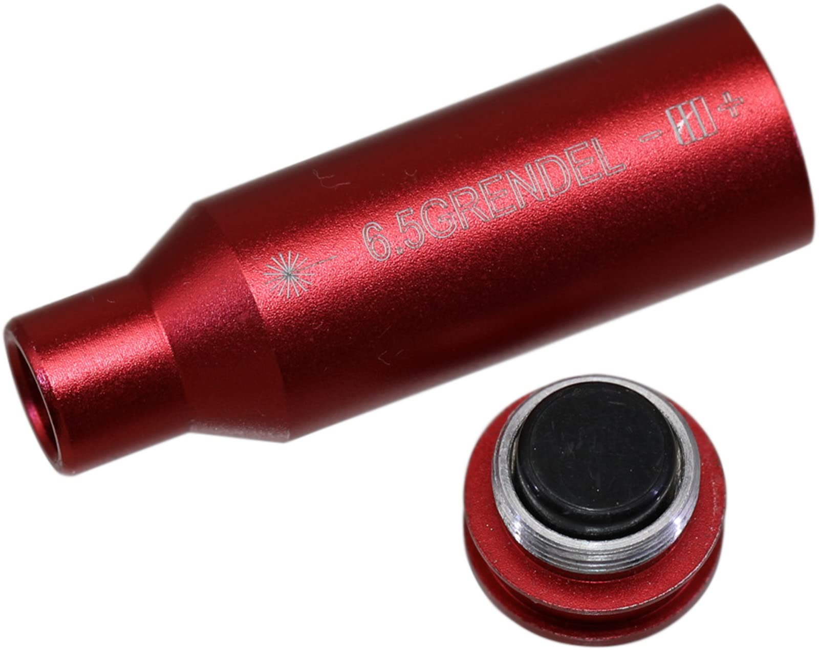 6.5 Grendel Bore Sight Red Dot Cartuccia con 2 set di batterie