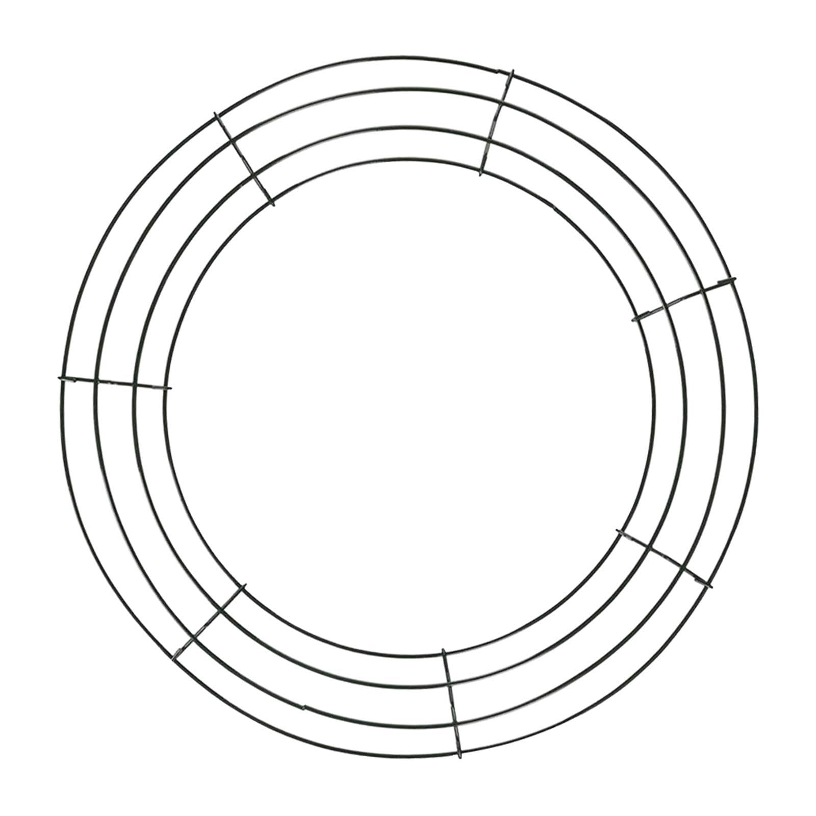 Cadre métallique rond pour couronne de Noël et décoration de mariage bohème 40cm