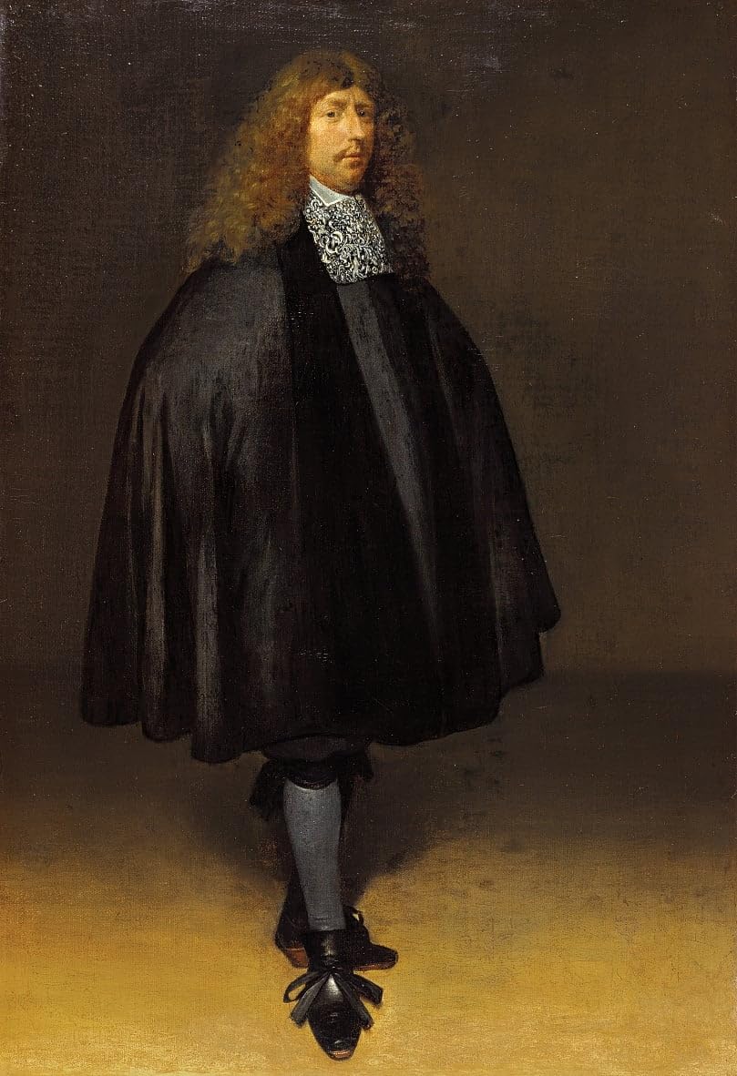 Toile peinture murale autoportrait Gérard Ter Borch haute définition