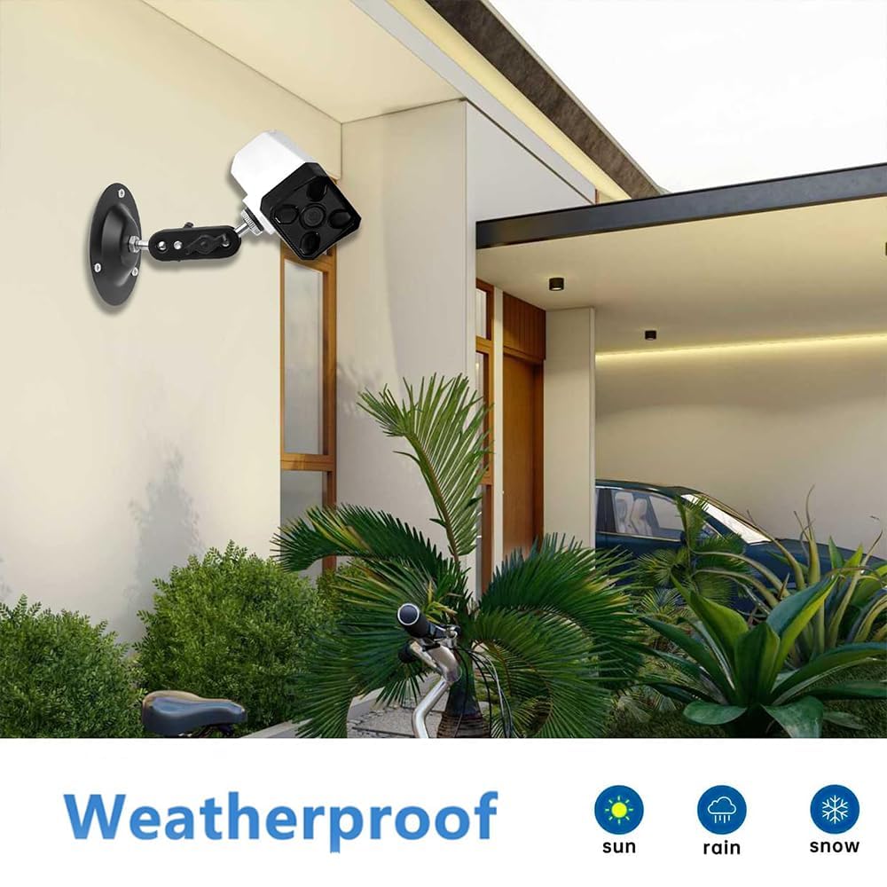 JANDH Support Camera, 4 Pièces Support De Fixation Murale Cam Ra Int