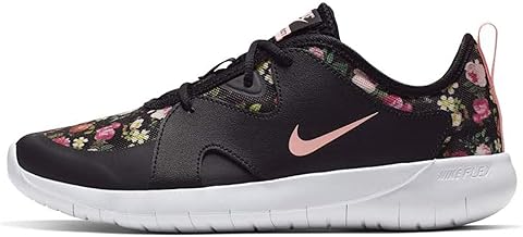 nike black floral shoes