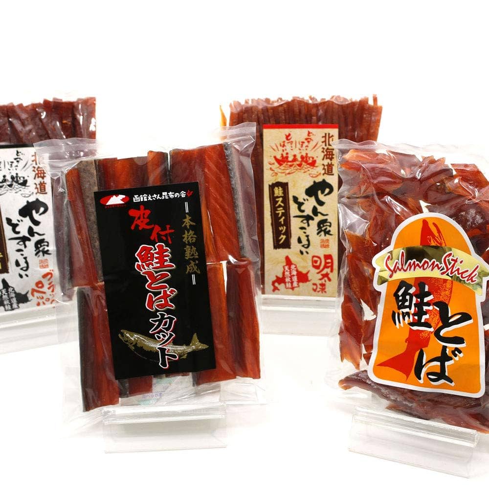 まちこママ 「鮭とば切落し」他、おつまみ珍味セット まちこママ 「鮭とば切落し」他、おつまみ珍味セット まちこママ