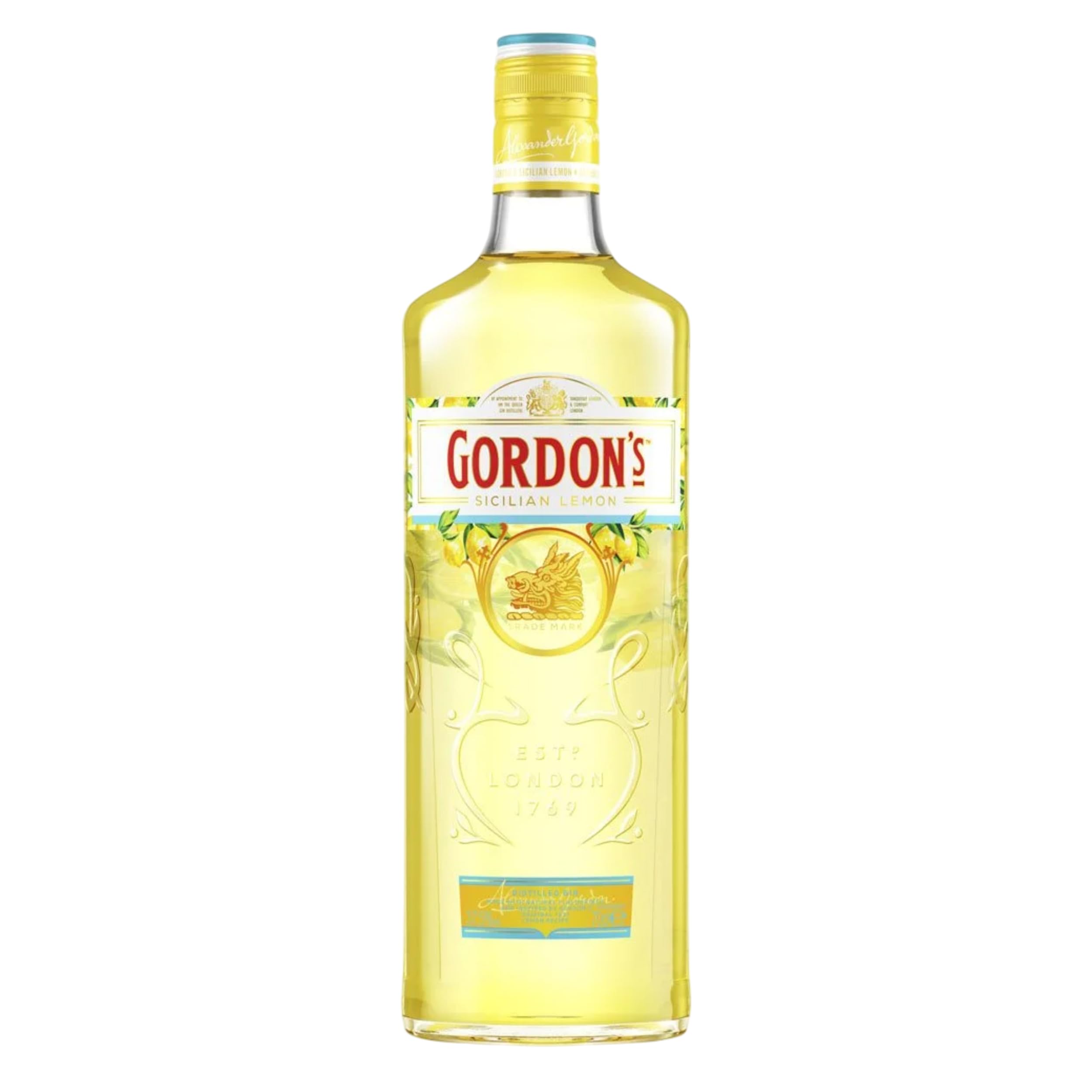 Gordon's Sicilian Lemon Gin 37.5% vol., 6er Pack (6 x 0.7 l)