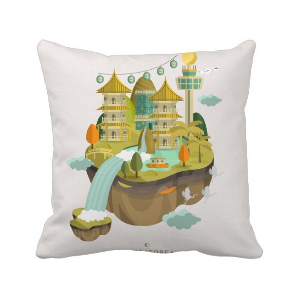 Coussin oreiller Singapour pour décoration maison et canapé moderne