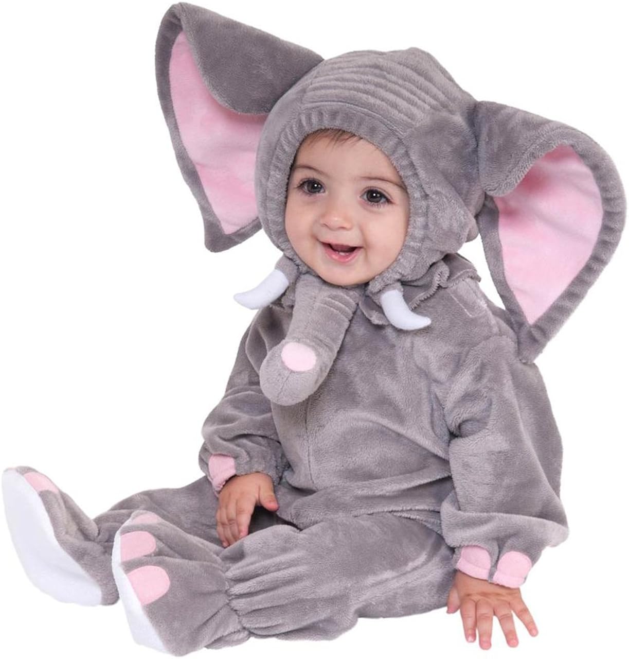Gray elephant baby costume 324M flannel baby cosplay baby clothing