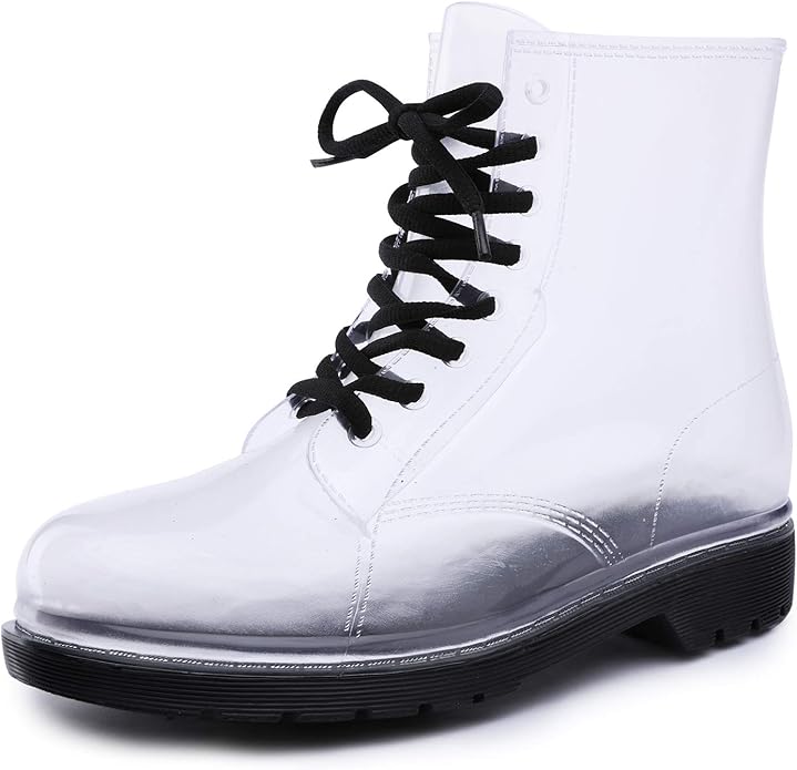 Clear plastic rain boots Clearance