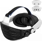 Head Strap for Meta Quest 3/3S, for Lying-Down VR Gaming, Pressure-Relief, 90g Lightweight Adjustable Strap, Ergonomic Design, Folding Elite Strap Accessory