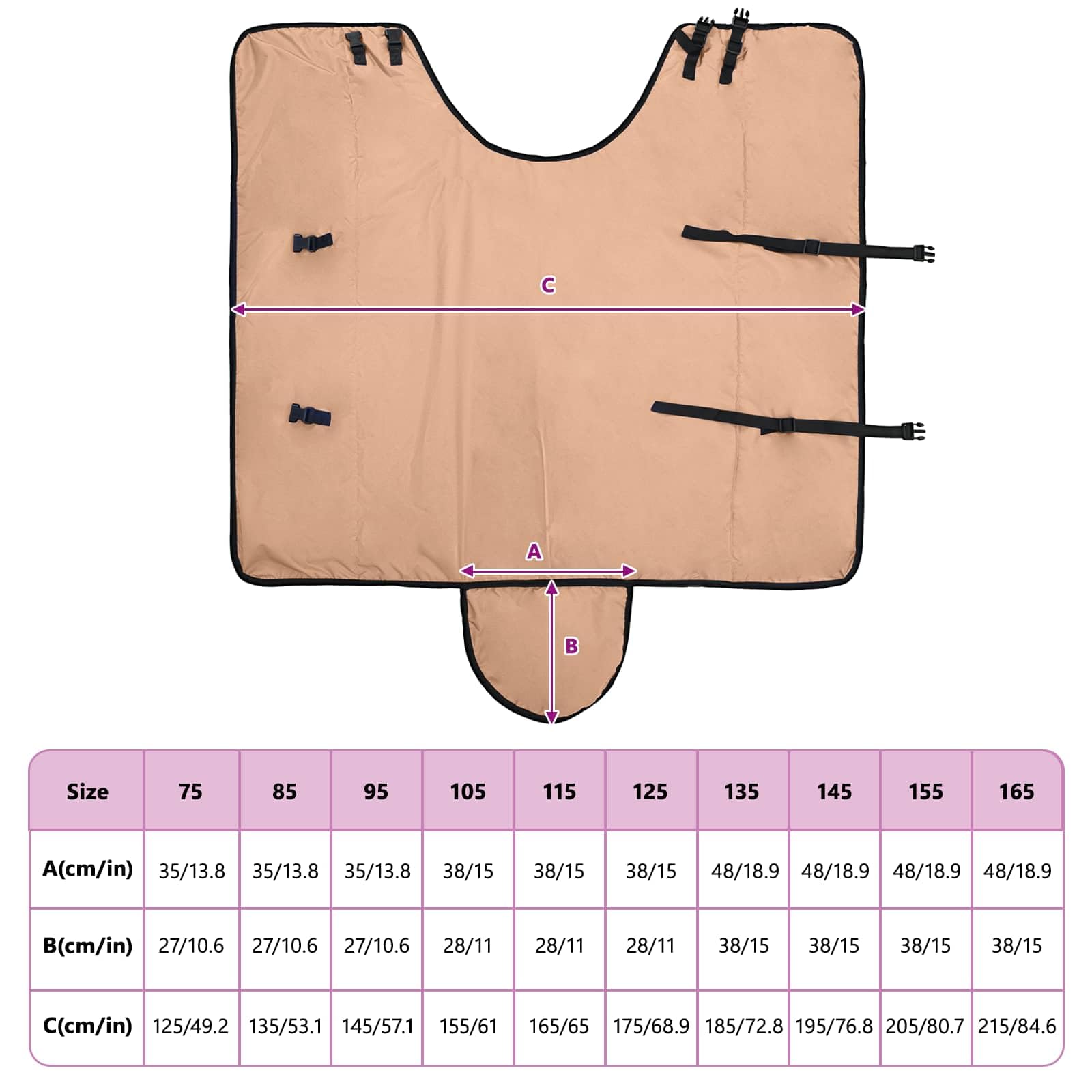 Manta para caballos verde oscuro y negro de poliéster, impermeable, transpirable, para pastos y establos, con cierre ajustable, protección impermeable para equitación y como manta de