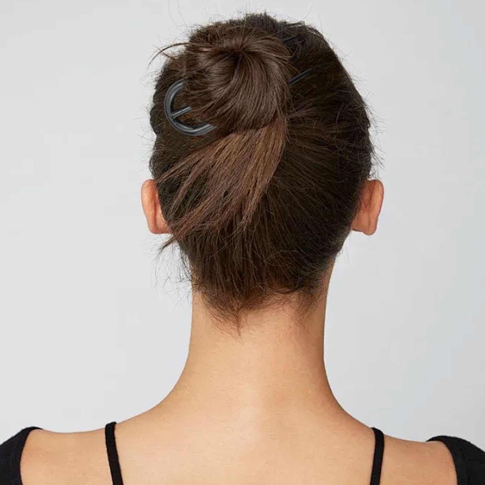 12PCS French Hair Pins for Women Prestige U-Shaped Hairpins Acetate Twist Clips Elegant French Hair Pin Sticks Fork Strong Hold No Slip Hair Accessories for Women Girls Thin Thick Hairstyle - Image 3
