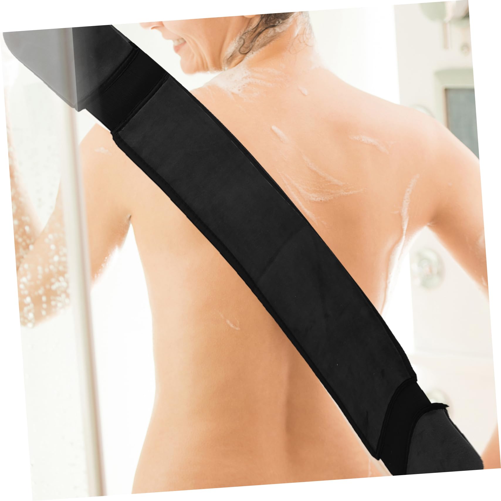 Alipis 6piezas Aplicador De Loción Bronceadora para Espalda De Banda y Guante Material De Flock Uso Cómodo y Duradero para Aplicar Autobronceador Casa