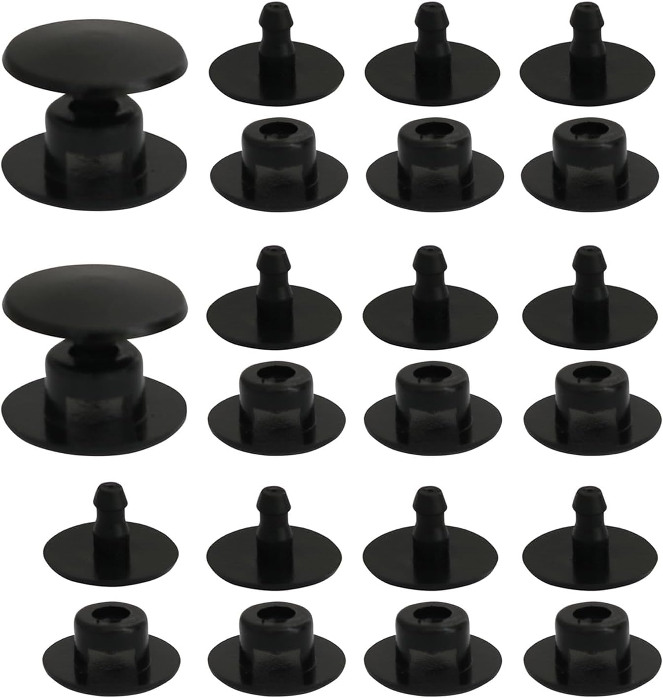 Black Croc Replacement Rivets Set of 12 16mm Jordan Ubuy