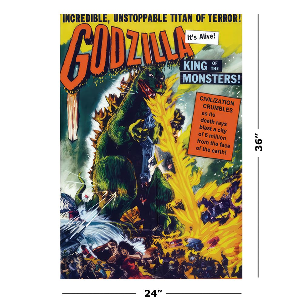 Amazon.com: Studio B Godzilla King of Monsters Movie Poster 24x36