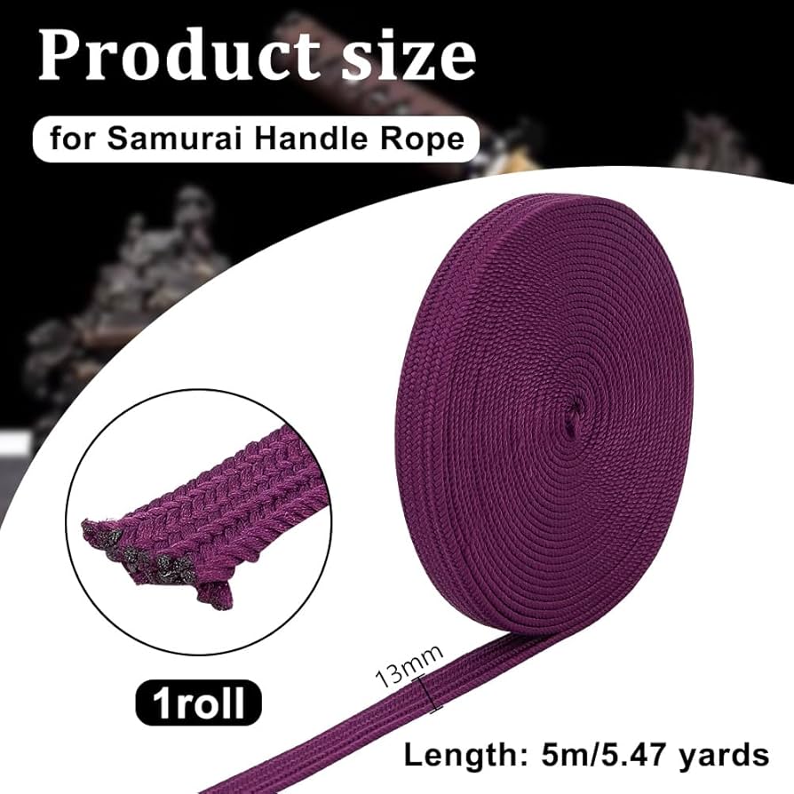 Amazon.com: OLYCRAFT 5.5 Yards/5M Purple Ito Sageo Wrapping