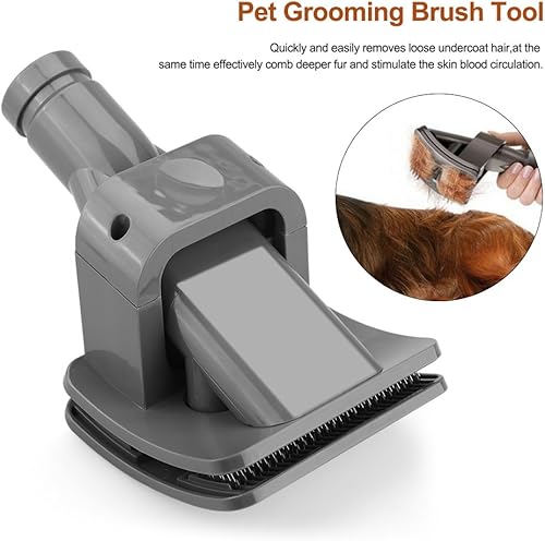 Miniatura 3 de Dog Brush Vacuum Attachment, Pet Grooming Vacuum Attachment for Dogs, Pet Hair Shedding Grooming Tool Kit for DC16 DC24 DC34 DC35 DC44 DC59 DC56 Dy