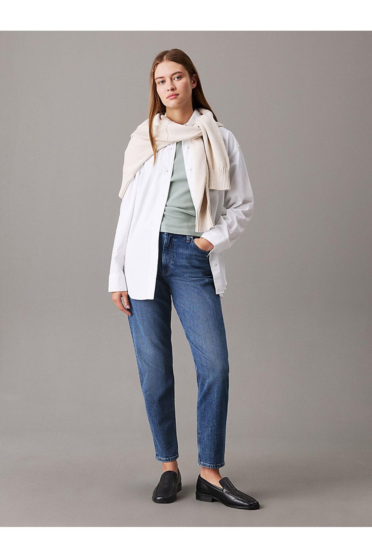 Calvin Klein Mom Jean J20j224514 - Stożkowy Kobiety